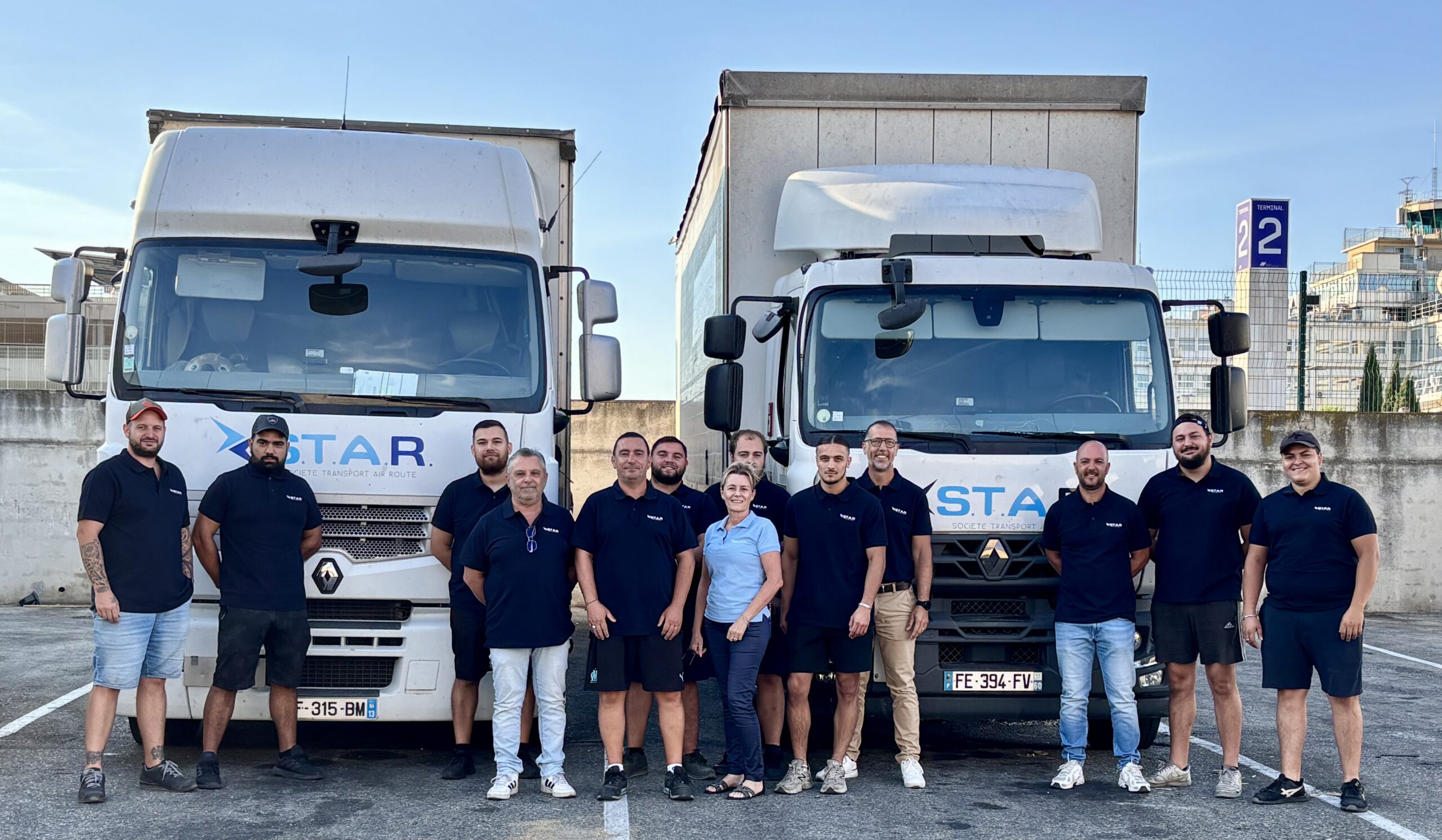 Équipe de conducteurs professionnels Truckly
